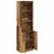 Visoka komoda boja staro drvo 50x35x180 cm konstruirano drvo