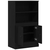 Visoki bife Crni hrast 60 x 35.5 x 103.5 cm Konstruirano drvo