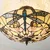 Endon 111892 - Plafonski luster Tiffany ASHTON 3xE27/10W/230V prečnik 45 cm