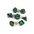 Kockice Chessex - Scarab - Mini Polyhedral - Jade & Gold (7)