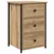 Noćni ormar s ladicama 2 pcs Smeđa 40 x 36 x 60 cm