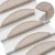 Prostirke za stepenice 30 kom 56x17x3 cm svijetlosmeđe poluokrugle