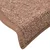 Prostirke za stepenice 15 kom 56x17x3 cm smeđe poluokrugle