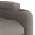 Greatstore Masažni naslanjač taupe blago