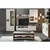Hom`in DNEVNI REGAL, bela, barve hrasta