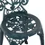 Vidaxl Vrtnik Bistro Set 3 szt. Zelena Aluminij