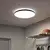 NYMANE LED plafonjera, boja antracita, 45 cm