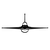 Wallity Zidna dekoracija F-16 Jet Fighter, 60x25cm, Crna