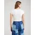ABOUT YOU Majica Ellinor temno zelena/bela