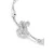 Swarovski Zapestnica SWAN srebrna