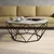 HANAH HOME Diamond Klub sto, 90x38x90cm, Beli
