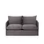 Atelier del Sofa Dvosed na razvlačenje Saga, 128 x 70 x 66 cm, Sivi