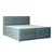 Livetastic BOXSPRING POSTELJA 180 cm  x 200 cm , les, kovina, umetna masa, tekstil modra