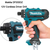 MAKITA akumulatorska bušilica – odvijač DF033DZ, 12V