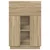 Stol Sonoma hrast 71.5 x 31.5 x 106.5 cm Konstruirano drvo