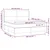 Vidaxl Box spring postelja z vzmetnico LED taupe 160x200 cm blago