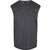 Mens Striped Mesh tank top white/black