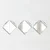 Wallity Set ogledala SETAYNA_007, 20x20cm