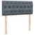vidaXL Box spring postelja z vzmetnico temno siva 120x200 cm žamet