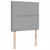 Vidaxl Box spring postelja z vzmetnico svetlo siva 90x190 cm blago