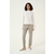 Kaffe Bluza Debra naravno bela