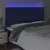 LED uzglavlje plavo 200x5x118/128 cm od tkanine