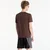Majice SOAR Eco Tech T Dark Brown S
