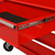 VIDAXL voziček za orodje s 6 predali (vel. XXL), rdeč