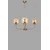 Opviq Luster 2587440, Zlatne boje