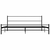 Okvir za krevet crni metalni 200 x 200 cm