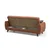 Atelier del Sofa Trosed na razvlačenje Alkon 214x86x77cm Bronzani