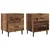 Vidaxl Nočna omarica 2 pcs Star les 40 x 35 x 47.5 cm Konstruiran les