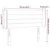 Vidaxl LED posteljno vzglavje taupe 103x16x78/88 cm blago