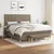 Vidaxl Box spring postelja z vzmetnico taupe 180x200 cm blago