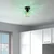 Opviq Zidna lampa Benek-15-14375, 15x15x18cm, IP20, Crna