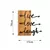 Wallity Zidna dekoracija Live Love Laugh - 369, 55 x 58 cm,  Smeđa