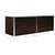Vidaxl Visoka greda rjava 240x80x77 cm pocinkano jeklo