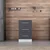 Hanah Home kuhinjski element Minar 4161, 50 cm, beli / antracit