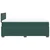Vidaxl Box spring postelja z vzmetnico temno zelena 120x200 cm žamet