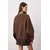 Trendyol Milla muški duks Twoaw24Sw00199, braon-braon