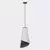 Luster na sajli MODA 1xE27/15W/230V siva/crna