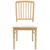 vidaXL Jedilni stoli 2 pcs Naravna 50 x 52,5 x 91 cm