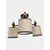 Opviq luster Neptun Wood 3, 3 × E27, crni / braon