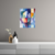 Canvas Slika na platnu Plava geometrija, 60x75cm