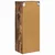 Vidaxl Viseča omarica Dimljeni oreh 40 x 29,5 x 100 cm Konstruiran les
