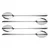 Set of 4 teaspoons, stainless steel - MasterClass