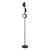 Rabalux Podna lampa Jules, Staklena kugla, 3xG9, 3x5W, 105cm, Crno-bela