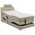 MID.YOU POSTELJA BOXSPRING 120 cm  x 200 cm , tekstil, leseni material peščene barve