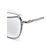 Kuboraum-classic square glasses-unisex-Silver