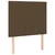 vidaXL vidaXL Box spring postelja z vzmetnico temno rjava 100x200 cm blago, (20727234)